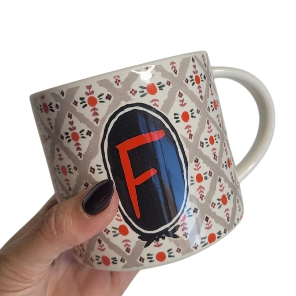 Anthropologie Jo "F" Mug - Picture 6 of 6